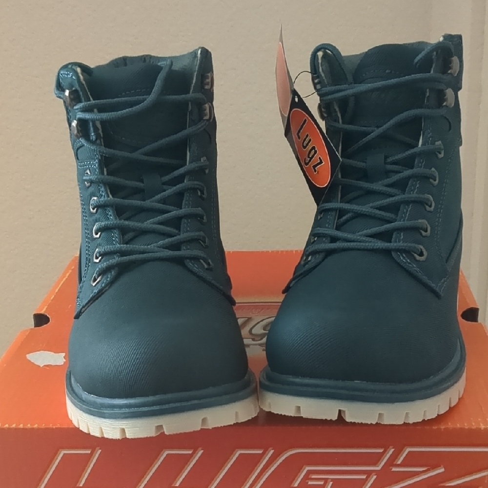Lugz Teal Lace-Up Ankle Boots